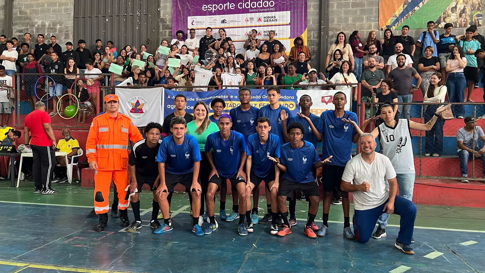 Jogos da Primavera: Vocacional vira o jogo, vence Estadual por 2x1 e fica com o título do futsal módulo III